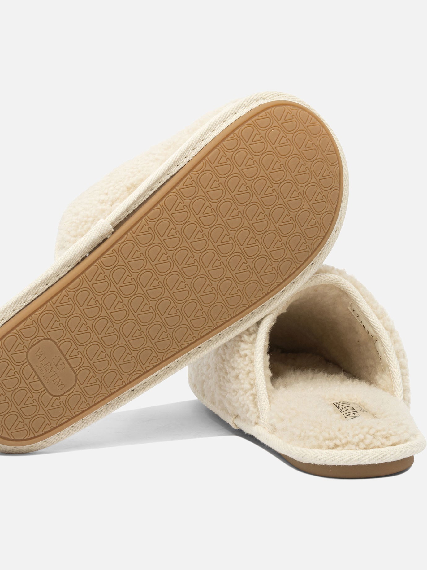 Slides 100% polyester - 100% rubber  Beige - Valentino Garavani Men | PDP | VIETTI Online Store | Zoom-Modal_5

