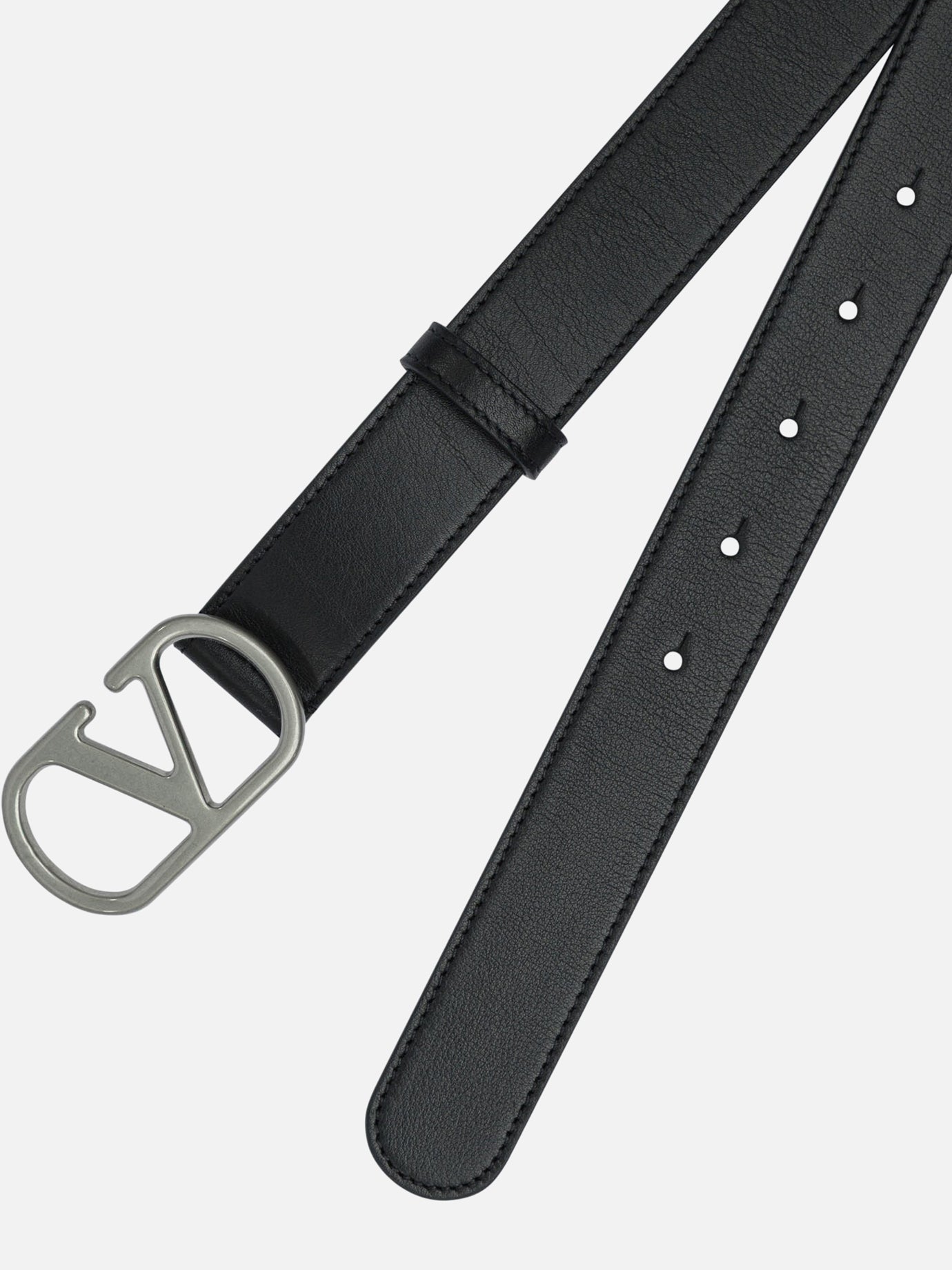 Leather belts 100% leather  Black - Valentino Garavani Men | PDP | VIETTI Online Store | thumbnail_2