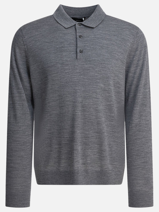 Polo shirts with buttons Solid colour  Grey - Vince Men | PDP | VIETTI Online Store 
