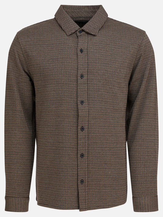 Casual shirts Houndstooth  Brown - Vince Men | PDP | VIETTI Online Store 
