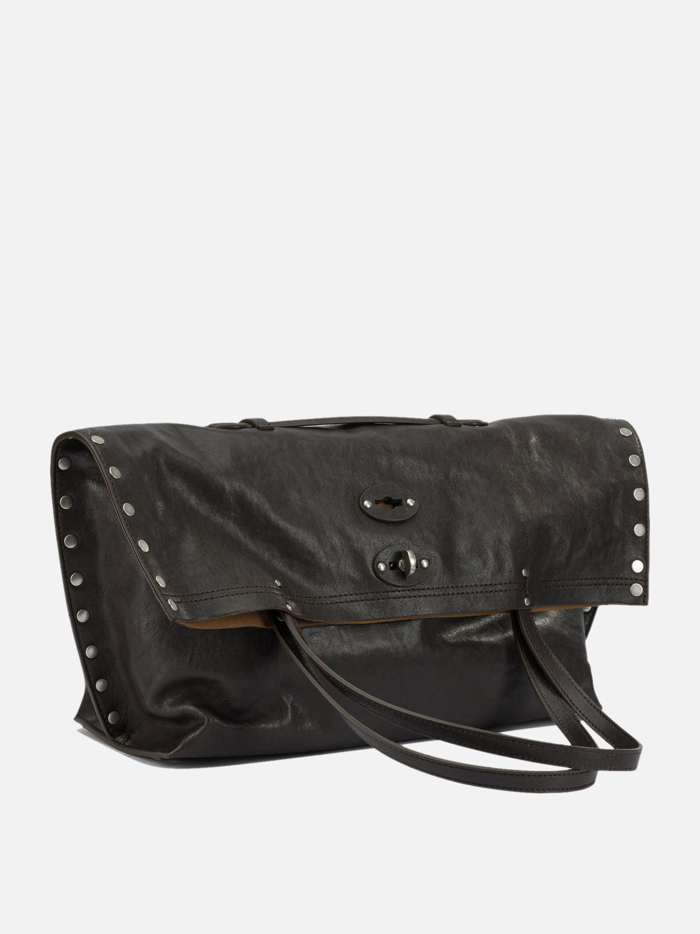 Medium bags 100% leather  Brown - Zanellato Women | PDP | VIETTI Online Store | Zoom-Modal_2
