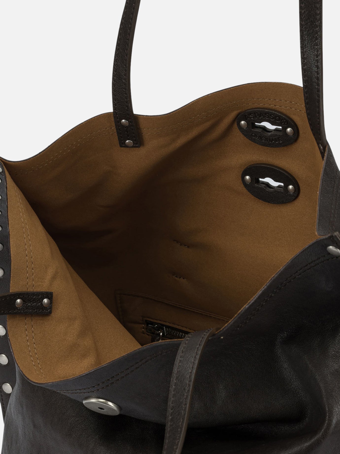 Medium bags 100% leather  Brown - Zanellato Women | PDP | VIETTI Online Store | Zoom-Modal_5
