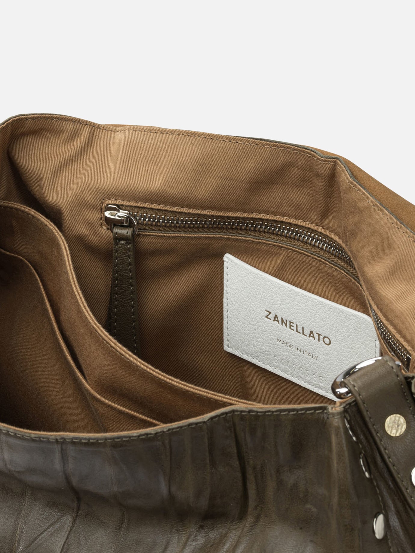 Medium bags 100% leather  Green - Zanellato Women | PDP | VIETTI Online Store | Zoom-Modal_5
