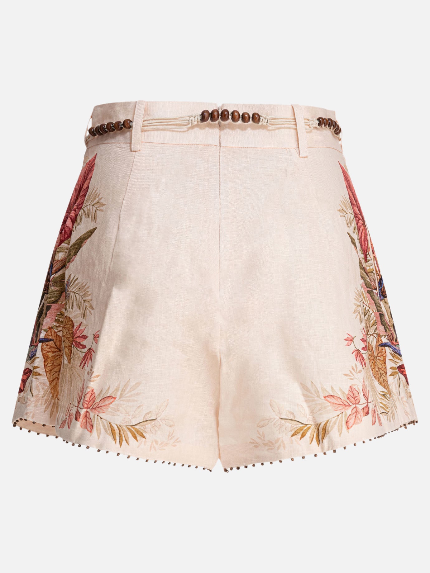 Drawstring shorts Floral  Pink - Zimmermann Women | PDP | VIETTI Online Store | thumbnail_3